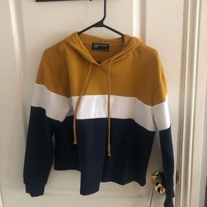 Three coloured womens hoodie